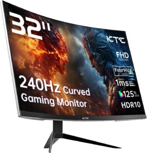 KTC 32 inch 240Hz Curved Gaming Mon...
