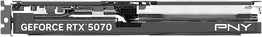 PNY NVIDIA GeForce RTX™ 5070 Slim Dual-Fan, Dual-Slot OC Graphics Card (12GB GDDR7, SFF-Ready, 192-bit, Boost Speed: 2587 MHz, PCIe® 5.0, HDMI®/DP 2.1, NVIDIA Blackwell Architecture, DLSS 4.5) - Image 10
