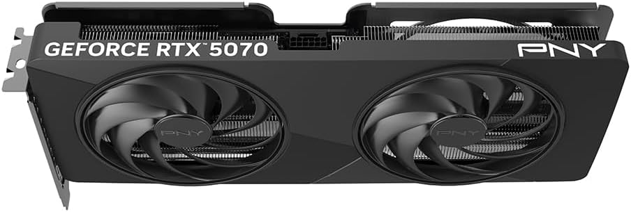 PNY NVIDIA GeForce RTX™ 5070 Slim Dual-Fan, Dual-Slot OC Graphics Card (12GB GDDR7, SFF-Ready, 192-bit, Boost Speed: 2587 MHz, PCIe® 5.0, HDMI®/DP 2.1, NVIDIA Blackwell Architecture, DLSS 4.5) - Image 14