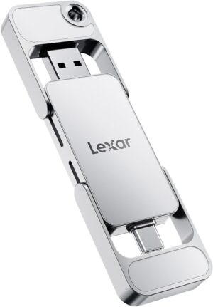 Lexar D70E 512GB Dual Drive Externa...