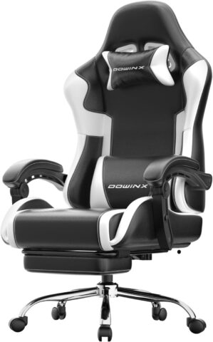 Dowinx Gaming Chair with Footrest, ...