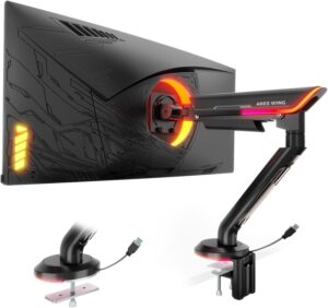 ARES WING Single Monitor Mount with...
