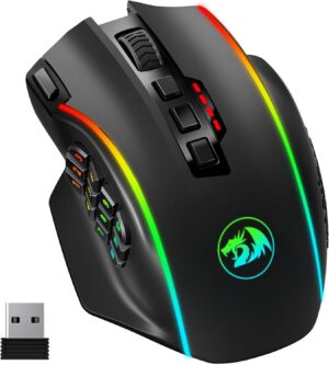 Redragon Wireless Gaming Mouse, MMO...