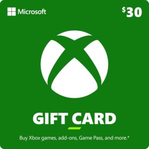 $30 Xbox Gift Card [Digital Code]