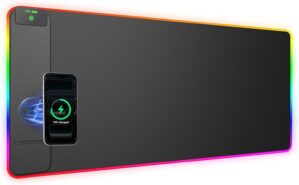 2-in-1 RGB Gaming Mouse Pad with Wi...