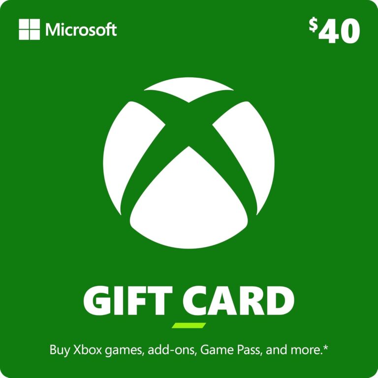 $40 Xbox Gift Card [Digital Code]