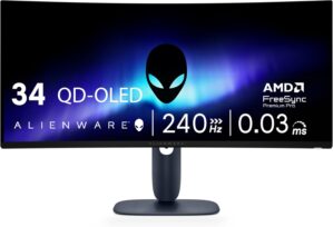 Alienware 34 240Hz QD-OLED Curved G...