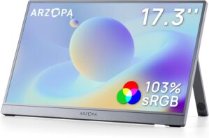 ARZOPA 17.3″ Portable Monitor...