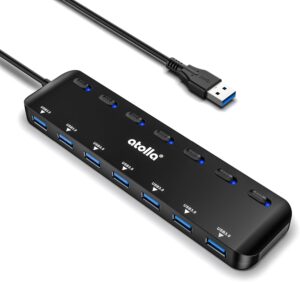USB 3.0 Hub, atolla 7-Port USB Hub ...
