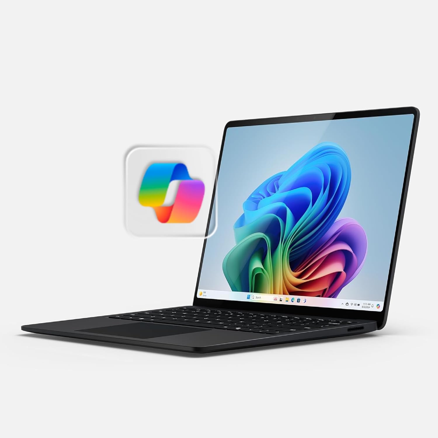Microsoft Surface Laptop (2024), Windows 11 Copilot+ PC, 13.8" Touchscreen Display, Snapdragon X Plus (10 core), 16GB RAM, 512GB SSD Storage, Black
