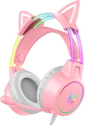 Lightweight Gaming Headset with Det...