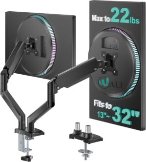 WALI Dual Monitor Stand for 13-32 i...