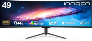 INNOCN 49″ Curved Ultrawide W...