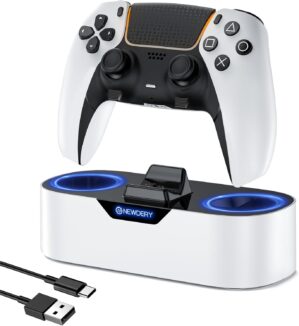 NEWDERY PS5 Controller Charger Stat...