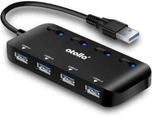 USB 3.0 Hub 4-Port with Individual ...