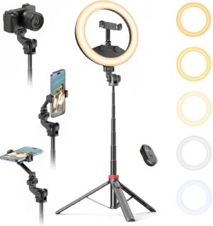 10”Selfie Ring Light with 64&...