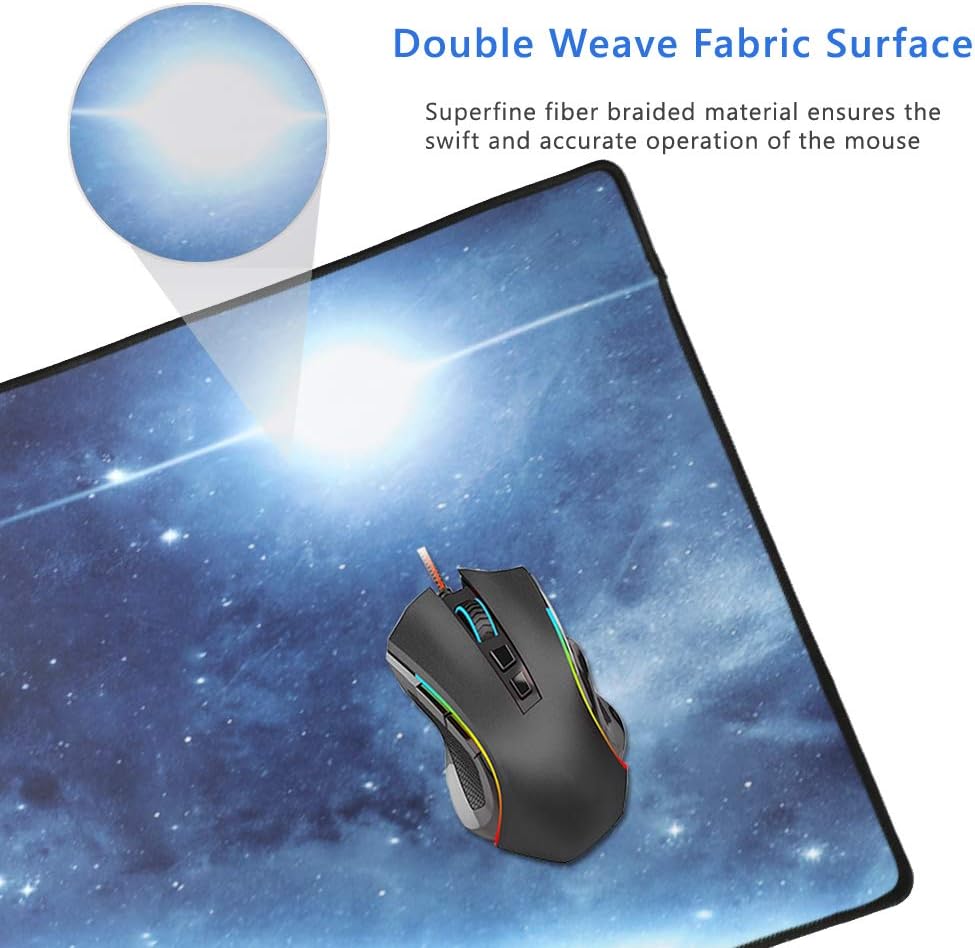XXL Professional Large Mouse Pad & Computer Game Mouse Mat (35.4x15.7x0.1IN, 90x40 Space) - Image 6