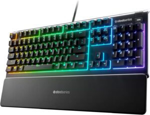 SteelSeries Apex 3 RGB Gaming Keybo...
