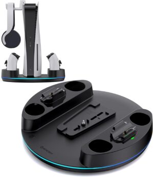 NEWDERY for PS5/Slim/Pro Console St...