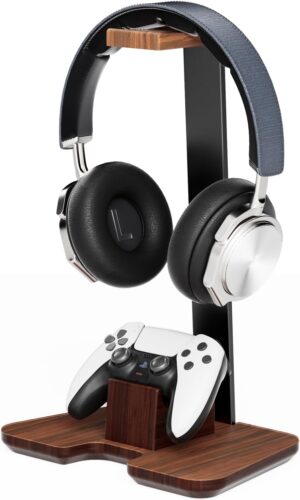 Controller Stand Wood Headphone Sta...