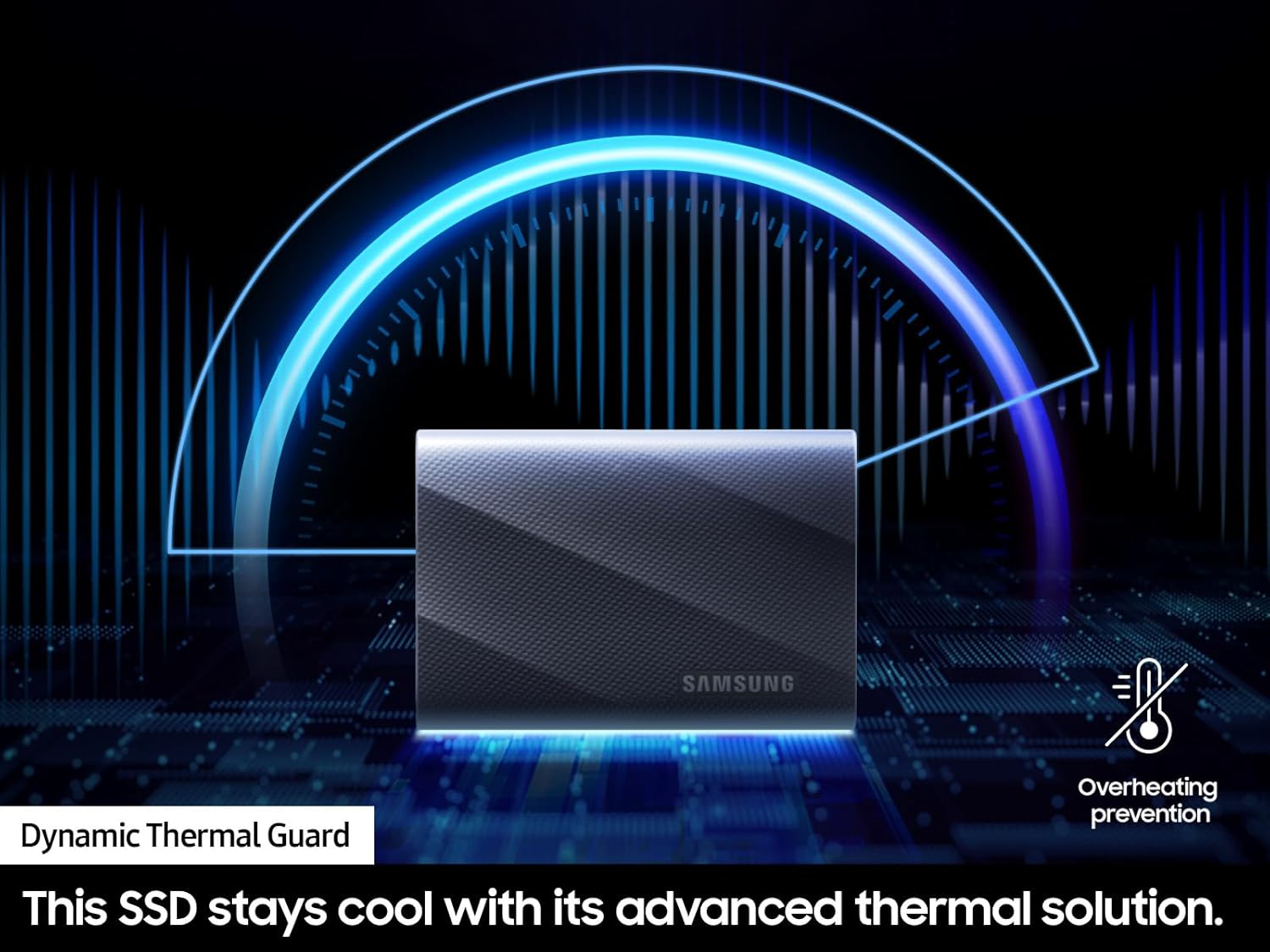 Samsung T9 Portable SSD 1TB, USB 3.2 Gen 2x2 External Solid State Drive, Seq. Read Speeds Up to 2,000MB/s for Gaming, Students and Professionals, MU-PG1T0B/AM, Black - Image 4