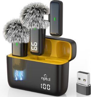 NPTCL Wireless Lavalier Microphone ...