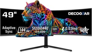 Deco Gear OLED 49 Inch Curved Monit...
