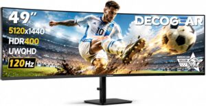 Deco Gear 49 Inch Curved Ultrawide ...