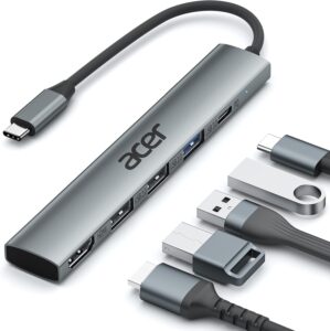 Acer 5 in 1 USB C Hub with 4K HDMI,...