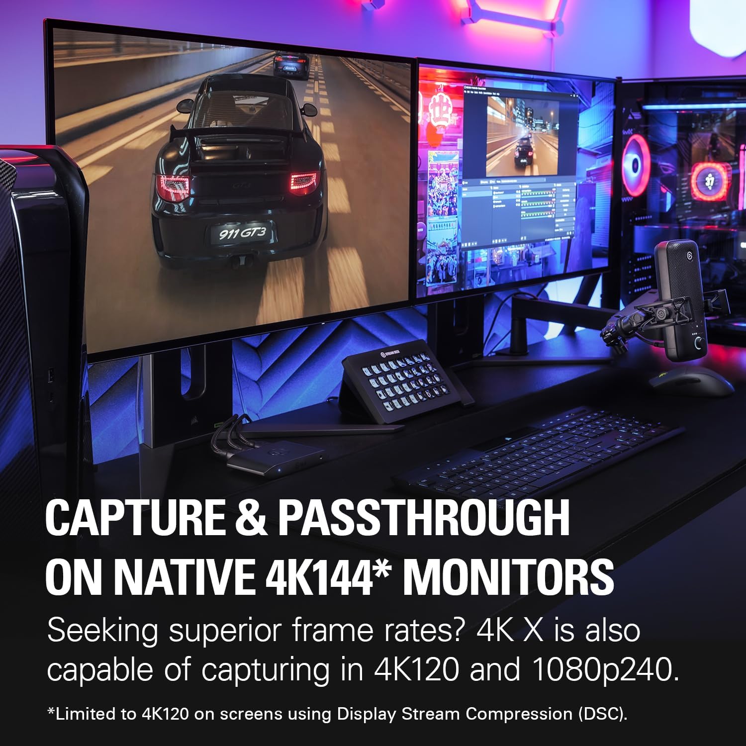 Elgato 4K X – Capture Up to 4K144 with Ultra-Low Latency on PS5|Pro, Xbox Series X|S, Nintendo Switch 2, OBS and More, HDMI 2.1, VRR, HDR10, USB 3.2 Gen 2, for Streaming & Recording, PC|Mac|iPad - Image 6