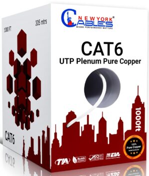 NewYork Cables CAT6 Plenum Cable 10...