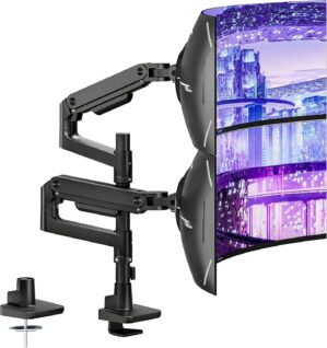ARES WING Dual Monitor Arm Desk Mou...