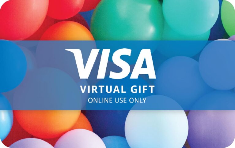Visa Virtual eGift Card - $200 (plus $6.95 Purchase Fee) | For Online Use Only