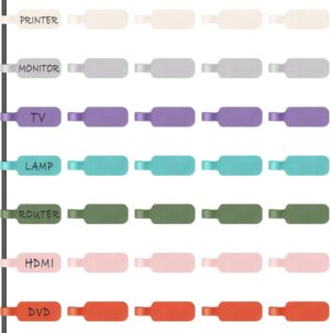 Trilancer Cable Cord Labels Large S...