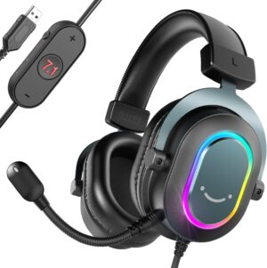 FIFINE Gaming Headset for PC-Wired ...