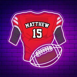 Custom American Football Neon Sign ...