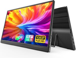 WGK 15.6 inch Portable Monitor 1080...