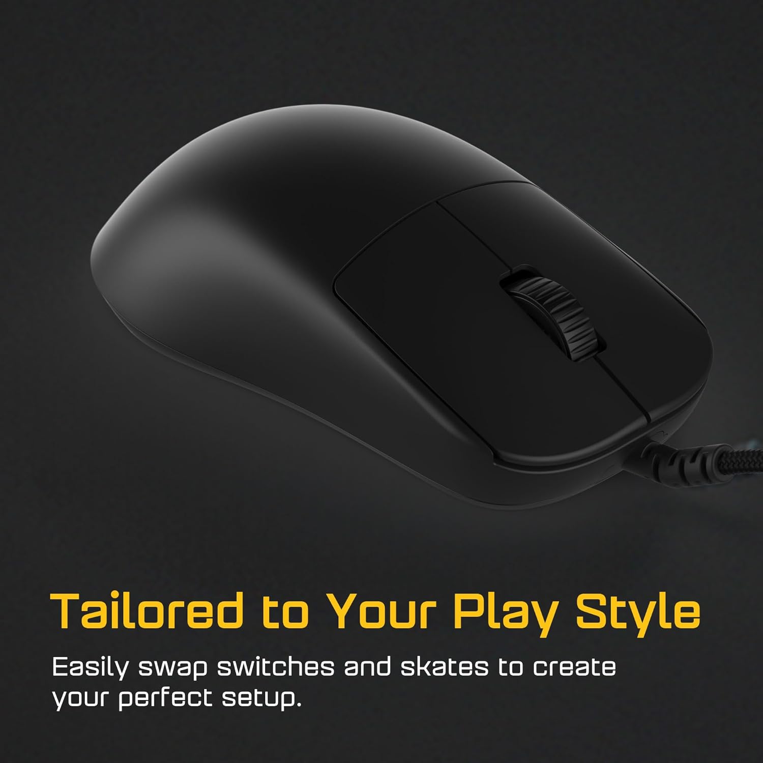 ENDGAME GEAR OP1 8k v2 Black – Esports Gaming Mouse with Cable, 30K DPI Optical Sensor, 8000Hz Polling, Hot-Swappable Switches & Claw-Grip Design - Image 6