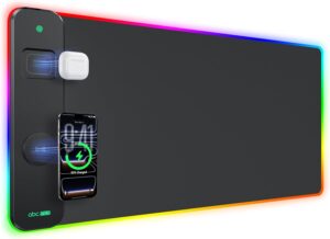 RGB Gaming Mouse Pad with Wireless ...