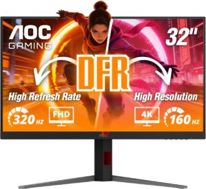 AOC 32 inch 4K Gaming Monitor, UHD ...