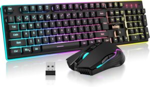 RedThunder K10 Wireless Gaming Keyb...