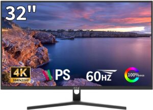 ZZA Computer Monitor 32 Inch Gaming...