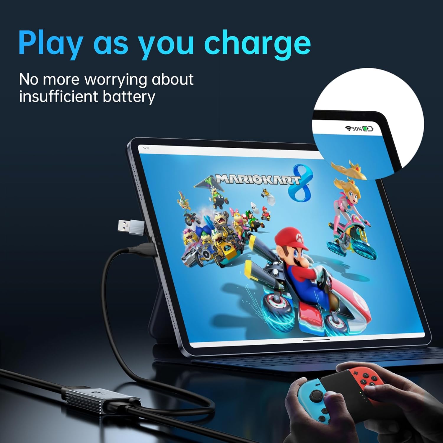 XIIXMASK USB 3.0 Video Capture Card with 100W PD - HDMI to USB/USB-C Capture Card 1440P 30fps & 1080P 60fps Video Capture Device for Streaming, Game Recording, Compatible for Quest 3, Switch, PS4/PS5 - Image 3
