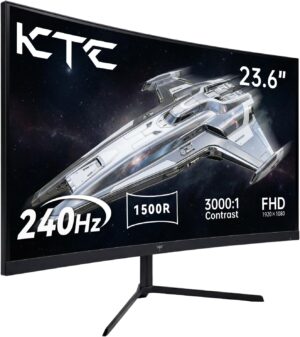 KTC 24 Inch Curved 240Hz Gaming Mon...