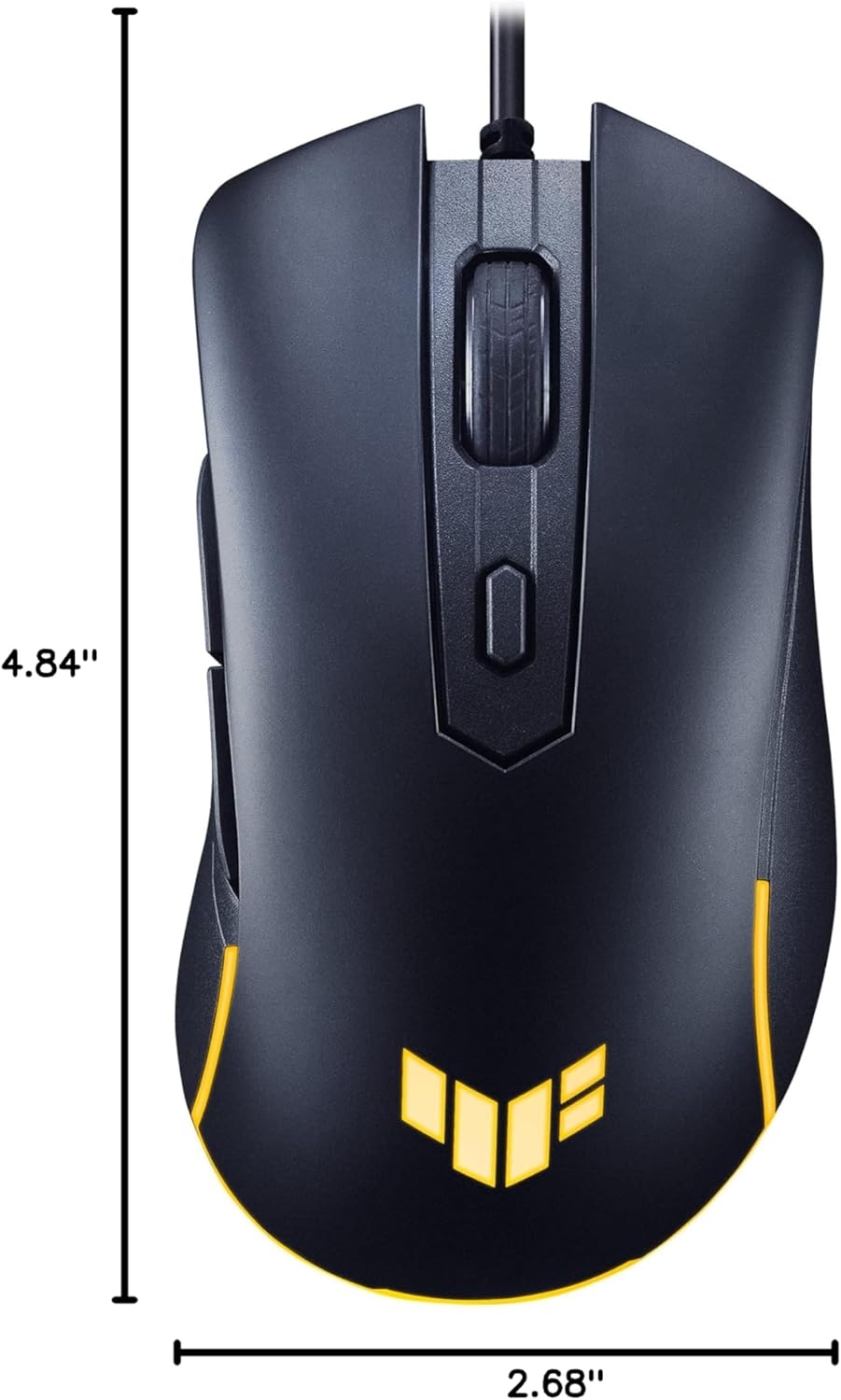 ASUS TUF Gaming M3 Gen II Wired USB Gaming Mouse – Right-Handed Ergonomic, 59g Lightweight, 8K DPI, IP56 dust & Water Resistance, Antibacterial Guard, 6 Programmable Buttons, PC/Mac Support - Black - Image 8