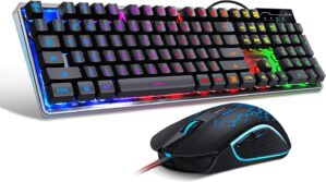 Gaming Keyboard and Mouse Combo, K1...