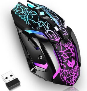 Wireless Gaming Mouse, Rechargeable...