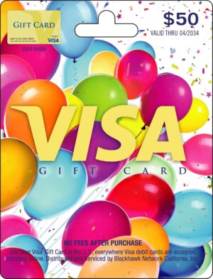 Visa Physical Gift Card $50 (plus $...