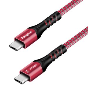 Fasgear USB C to USB C Cable 1.6ft,...