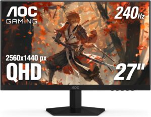 AOC 27 Inch QHD Gaming Monitor 240H...